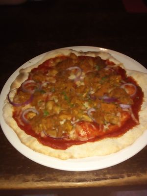 Tandoori Pizza at The Bohemian! X x at The Bohemian in Newcastle Upon Tyne