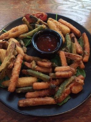 Tempura vegs (starter) at The Bohemian in Newcastle Upon Tyne