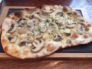 Flatbread starter  at The Bohemian in Newcastle Upon Tyne