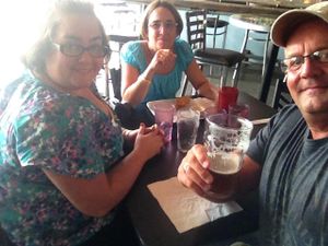 Orlando FL visitors  at New Albanian Brewing Company Cafe and Brewhouse in New Albany