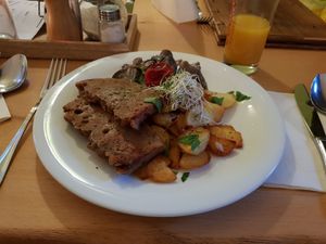 The dish at Gruene Kombuese in Rostock