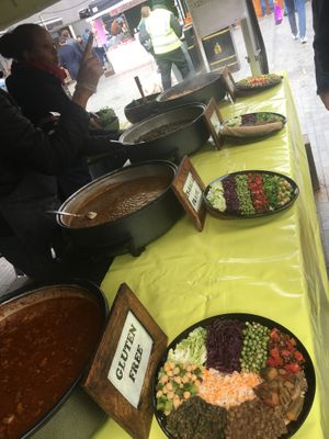 4 dishes to chose from at Ethiopiques - South Bank in South East London