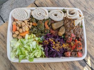 House special at Ethiopiques - South Bank in South East London