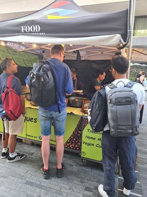 Ethiopiques food stall at Ethiopiques - South Bank in South East London