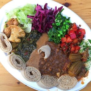 Special meal at Ethiopiques - South Bank in South East London