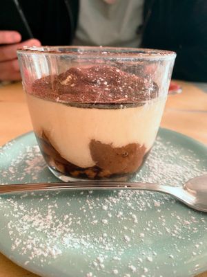 Vegan tiramisu  at Buddy VEGGY in Rome