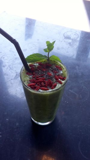 green smoothie at Buddy VEGGY in Rome