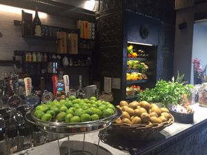 fruit display at Buddy VEGGY in Rome