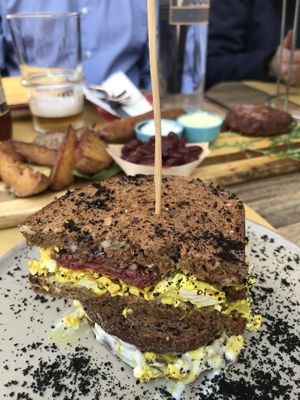 Sandwich with tofu scramble  at Buddy VEGGY in Rome
