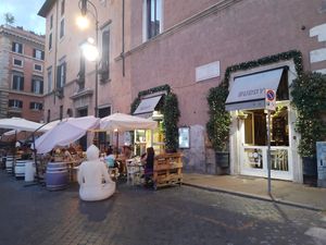 Outside at Buddy VEGGY in Rome