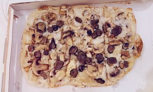 Tartuffo pizza ( from delivery) at Buddy VEGGY in Rome