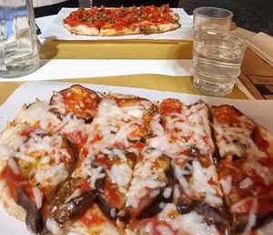 Two yummy pizzas at Buddy VEGGY in Rome