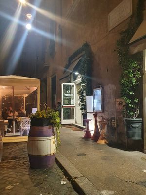 Outside at Buddy VEGGY in Rome