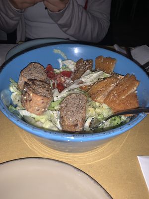 The Caesar salad we ordered as a starter at Buddy VEGGY in Rome