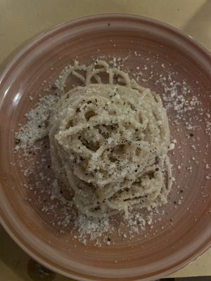 Cacio e Pepe  #Veganuary at Buddy VEGGY in Rome