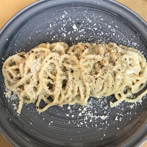Vegan Cacio e Pepe  at Buddy VEGGY in Rome
