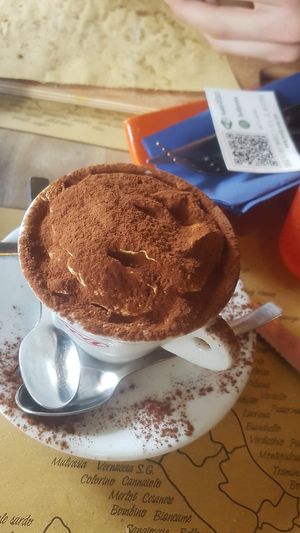 Vegan tiramisu ♡♡ at Buddy VEGGY in Rome