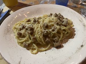 Carbonara  at Buddy VEGGY in Rome