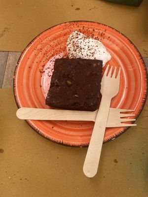 Vegan brownie (5€)  at Buddy VEGGY in Rome