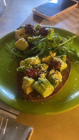 Avocado bruschetta  at Buddy VEGGY in Rome
