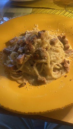 Carbonara  at Buddy VEGGY in Rome