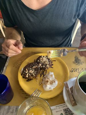 Pancakes with brunch   at Buddy VEGGY in Rome