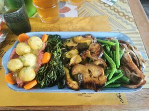 Chick peas "meatballs" at Buddy VEGGY in Rome