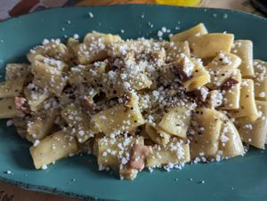 Carbonara at Buddy VEGGY in Rome