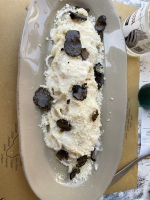 Spaghetti with truffles  at Buddy VEGGY in Rome