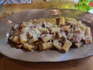 Carbonara at Buddy VEGGY in Rome
