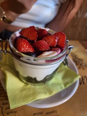 Cheesecake at Buddy VEGGY in Rome