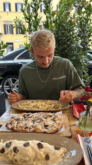 Super traditionelles italienisches Essen (carbonara top !)   at Buddy VEGGY in Rome
