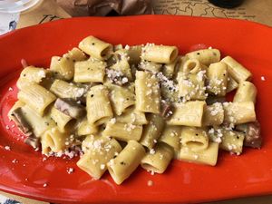 Carbonara vegana  at Buddy VEGGY in Rome