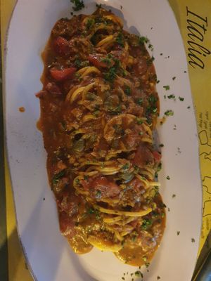 Pasta alla puttanesca at Buddy VEGGY in Rome