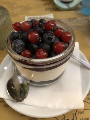 Vegan cheesecake  at Buddy VEGGY in Rome