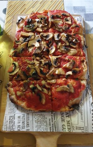 Delicious Pizza at Buddy VEGGY in Rome