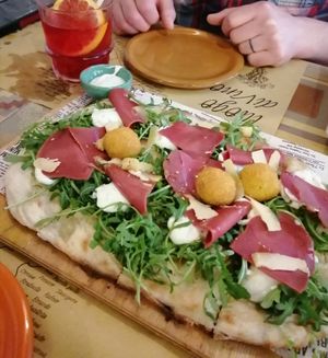 Pizza Bresaola at Buddy VEGGY in Rome