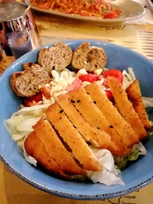 "Chicken" Caesar salad  at Buddy VEGGY in Rome