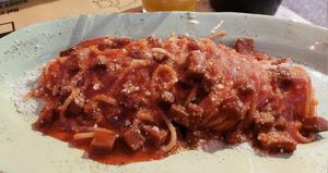 Pasta Amatriciana at Buddy VEGGY in Rome