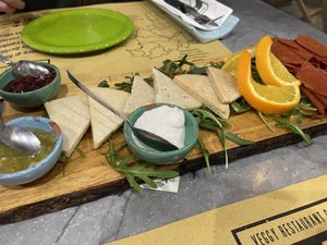 Cutting board  at Buddy VEGGY in Rome