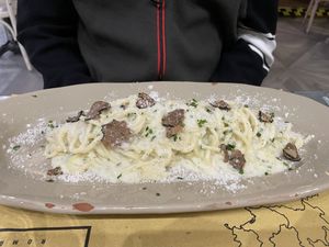 Truffle spaghetti   at Buddy VEGGY in Rome