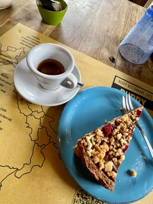 chocolate pie at Buddy VEGGY in Rome