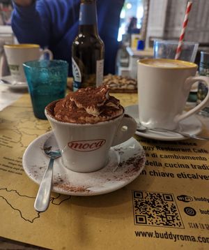 Vegan Tiramisu at Buddy VEGGY in Rome