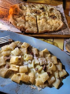 Carbona and foccachia at Buddy VEGGY in Rome