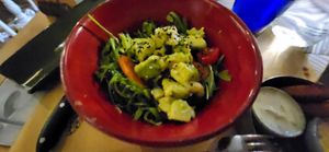 Salad made at my request at Buddy VEGGY in Rome