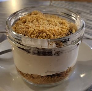 Hazelnut cheesecake at Buddy VEGGY in Rome