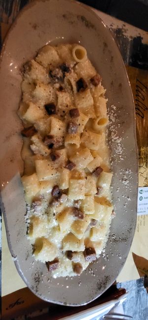 Carbonara at Buddy VEGGY in Rome