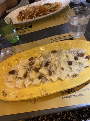 Pasta carbonara  at Buddy VEGGY in Rome