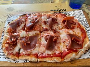 Speck pizza  at Buddy VEGGY in Rome