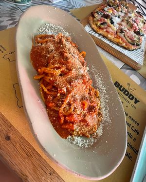 Pasta Amatriciana  at Buddy VEGGY in Rome